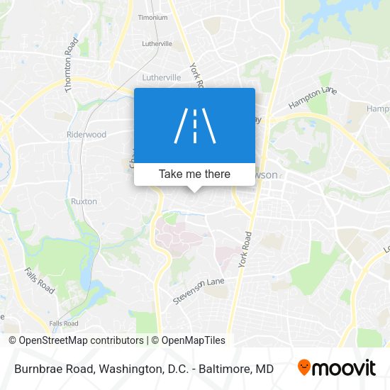 Burnbrae Road map