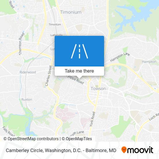 Camberley Circle map