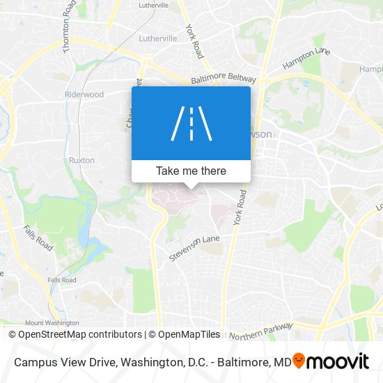 Campus View Drive map