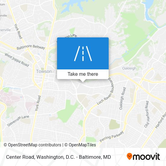 Center Road map