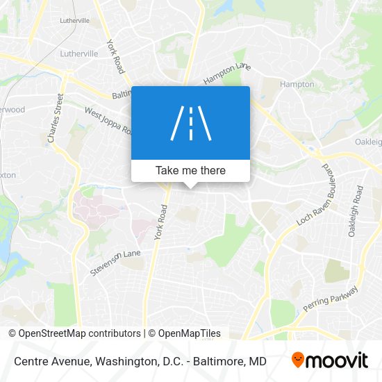 Centre Avenue map