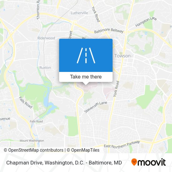 Chapman Drive map