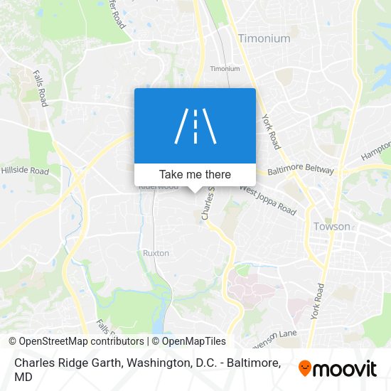 Charles Ridge Garth map