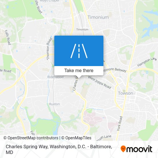 Charles Spring Way map