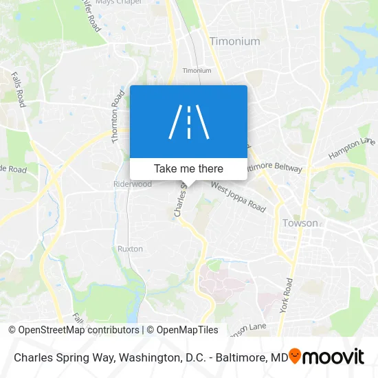 Charles Spring Way map