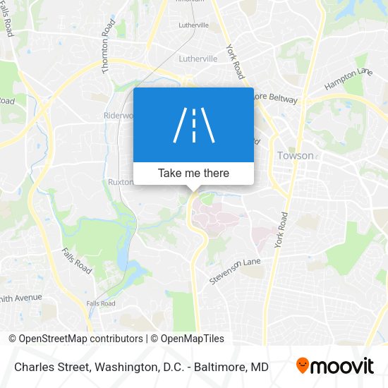 Charles Street map