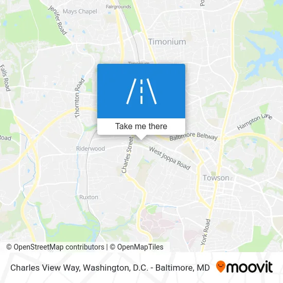 Charles View Way map