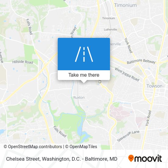 Chelsea Street map