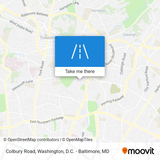 Colbury Road map