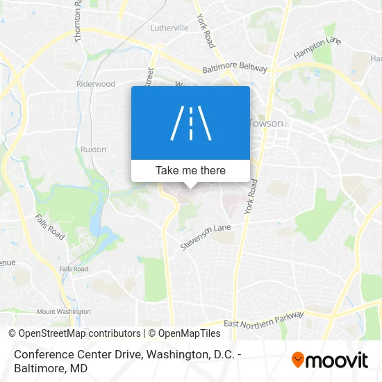 Conference Center Drive map