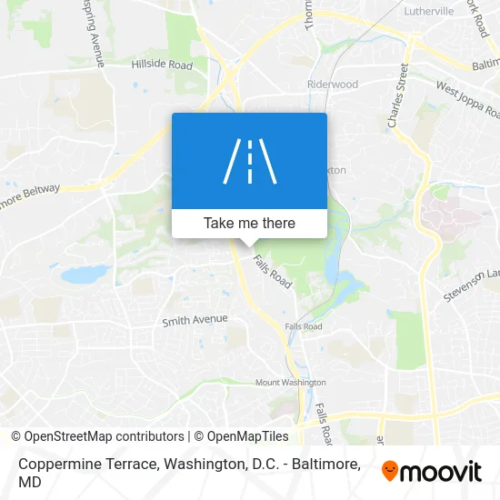 Coppermine Terrace map