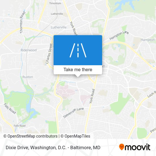 Mapa de Dixie Drive