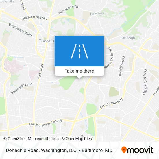 Mapa de Donachie Road