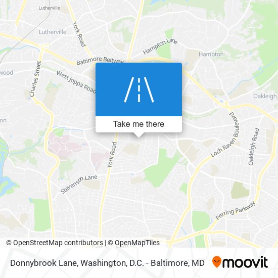 Donnybrook Lane map