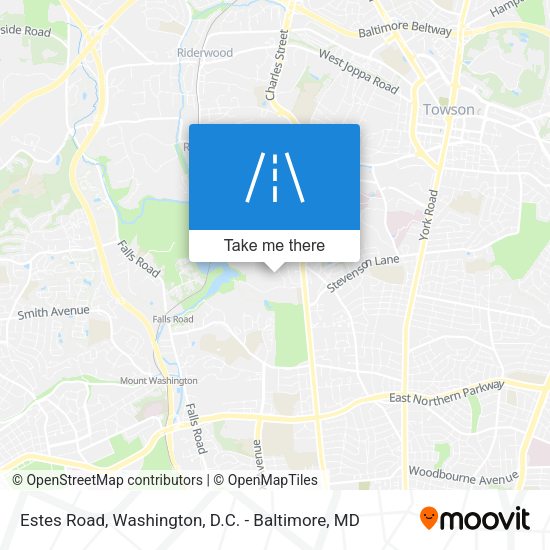 Mapa de Estes Road