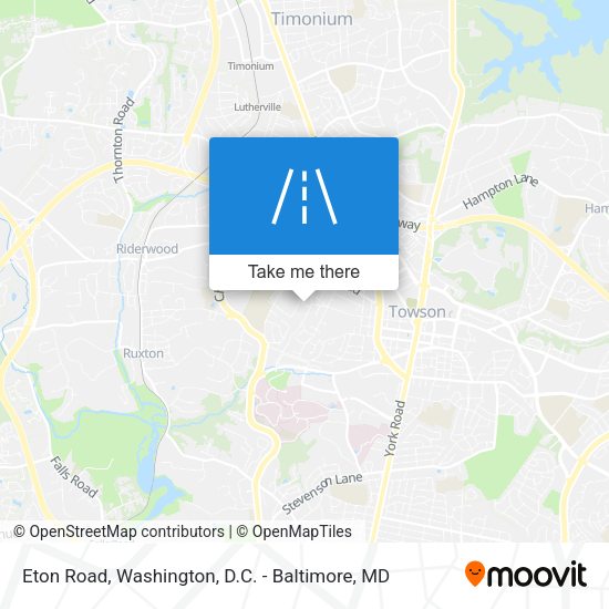 Mapa de Eton Road