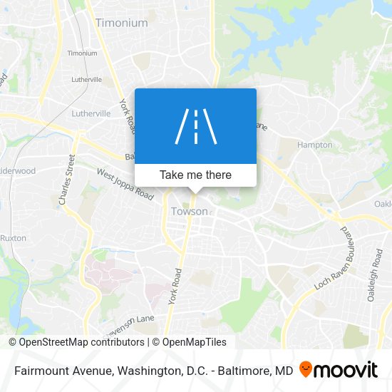 Mapa de Fairmount Avenue
