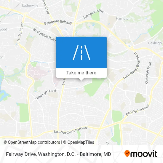 Fairway Drive map