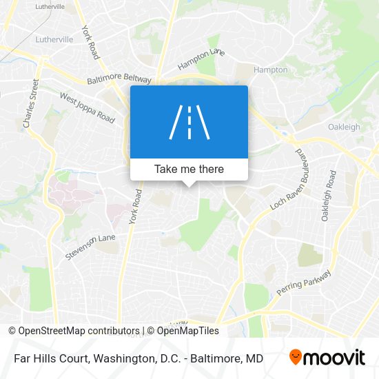 Far Hills Court map
