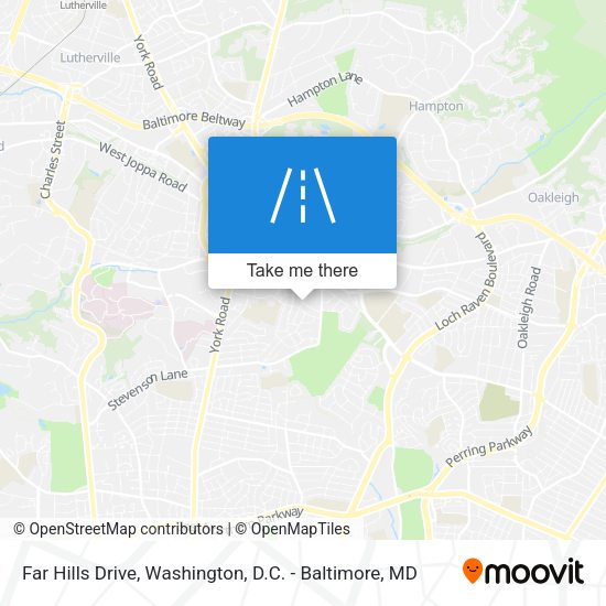 Far Hills Drive map