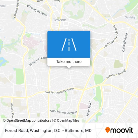 Mapa de Forest Road