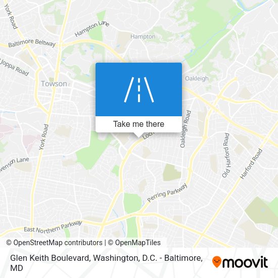 Glen Keith Boulevard map