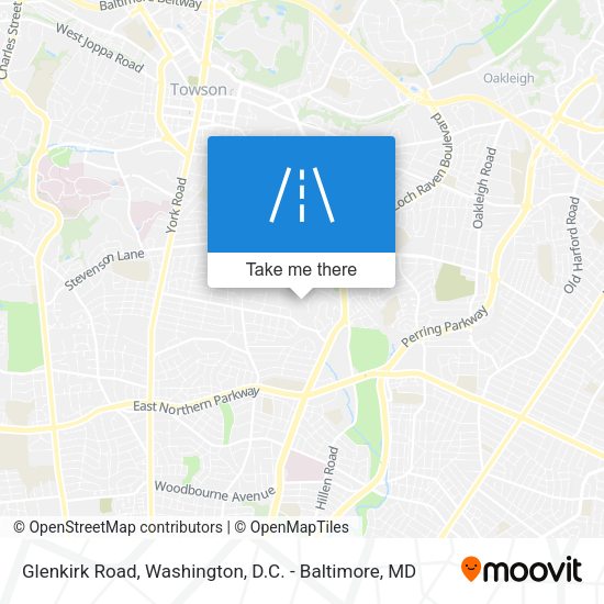 Mapa de Glenkirk Road