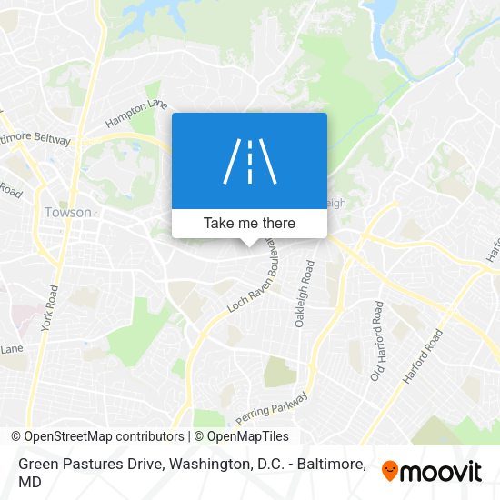 Green Pastures Drive map
