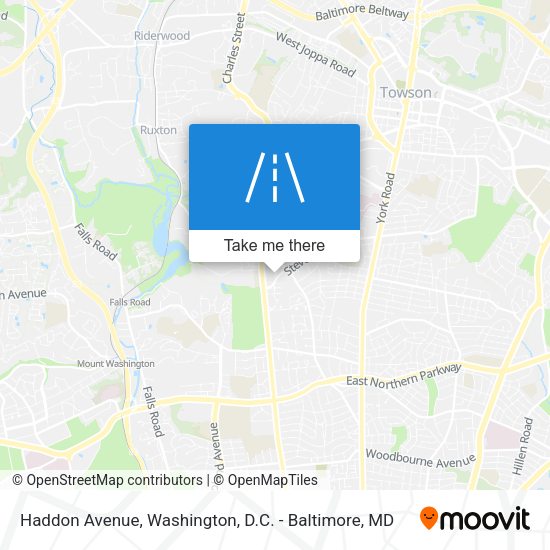Haddon Avenue map