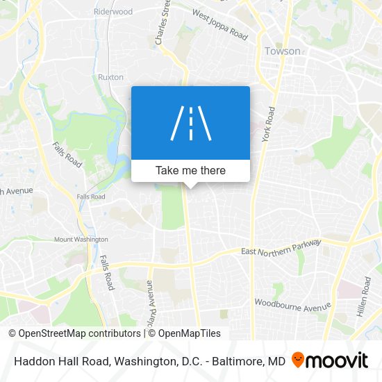 Mapa de Haddon Hall Road