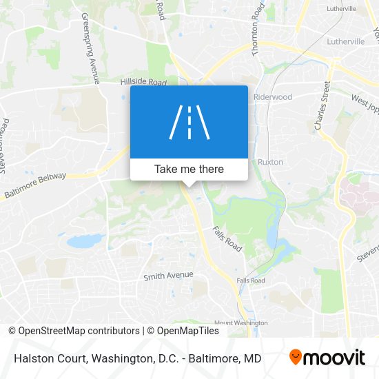 Halston Court map