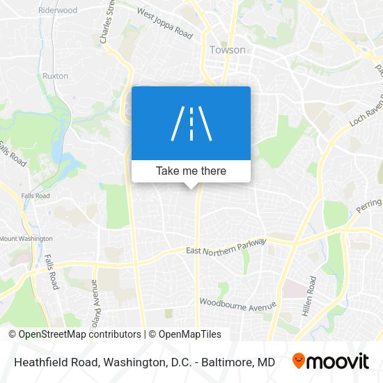 Mapa de Heathfield Road
