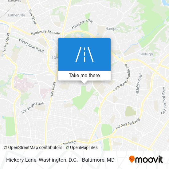 Mapa de Hickory Lane