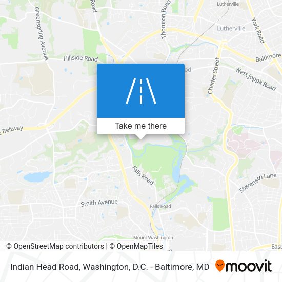 Mapa de Indian Head Road