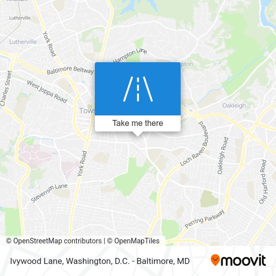 Ivywood Lane map