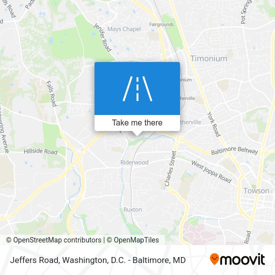 Jeffers Road map