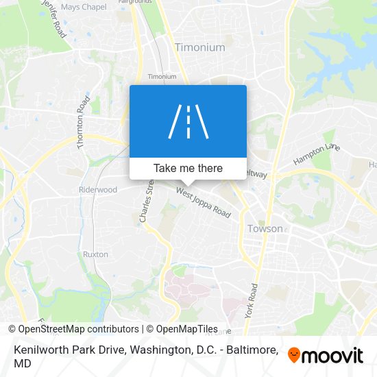 Mapa de Kenilworth Park Drive