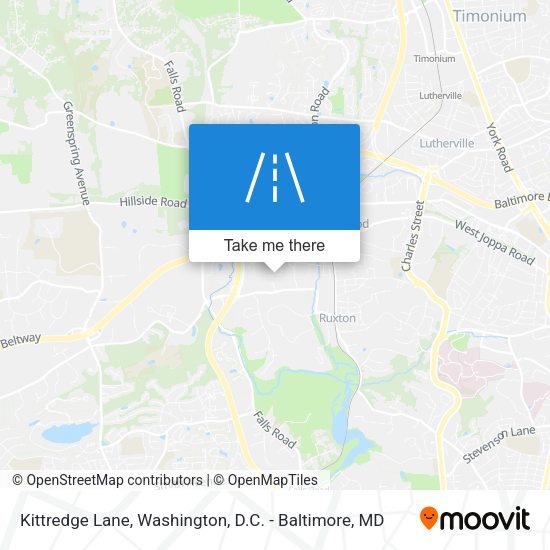 Kittredge Lane map