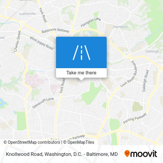 Mapa de Knollwood Road
