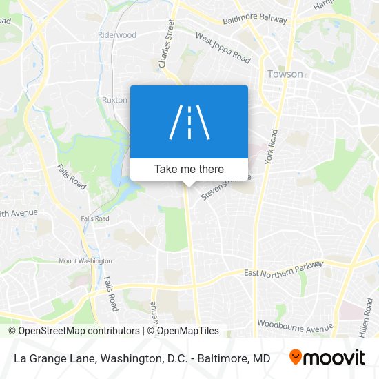 Mapa de La Grange Lane
