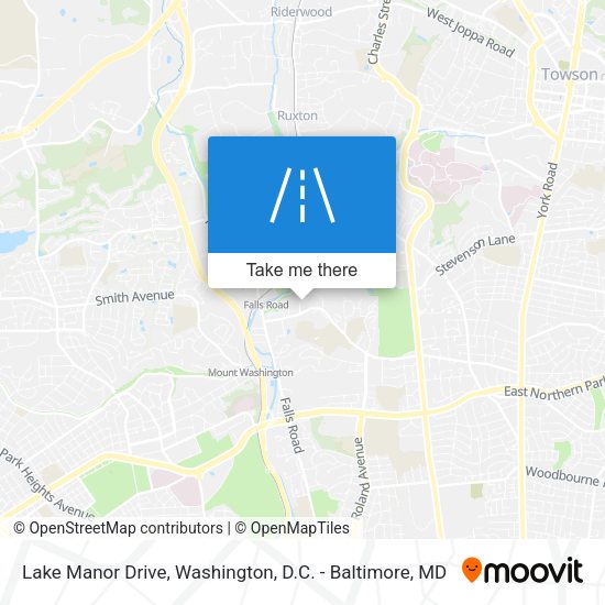 Mapa de Lake Manor Drive