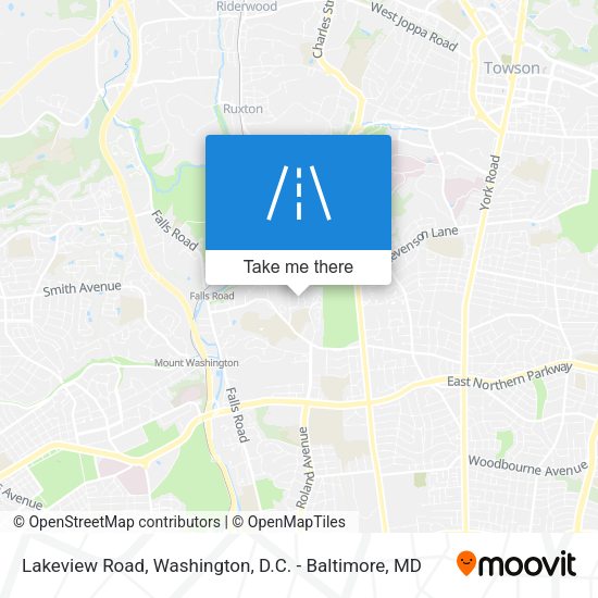 Lakeview Road map