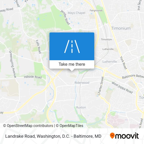 Landrake Road map