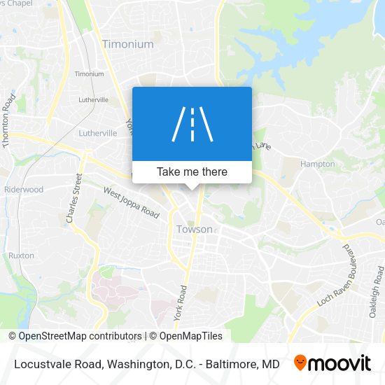 Mapa de Locustvale Road