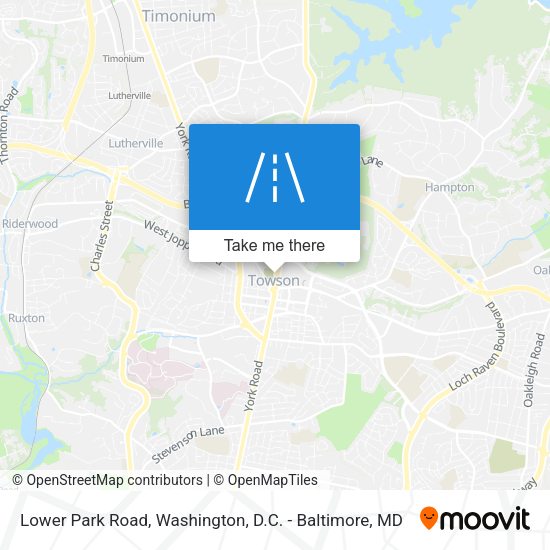 Mapa de Lower Park Road