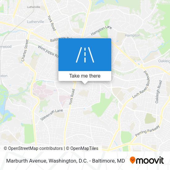 Marburth Avenue map