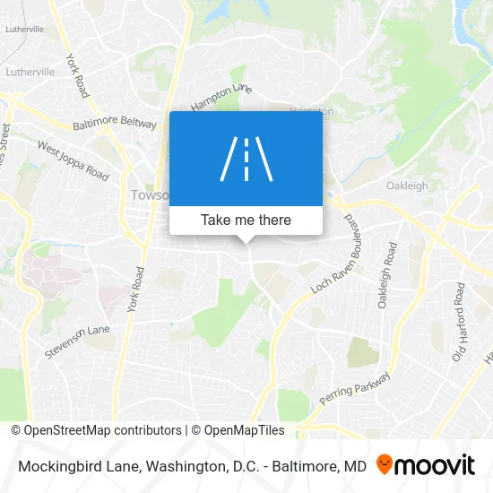 Mockingbird Lane map