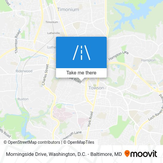 Morningside Drive map