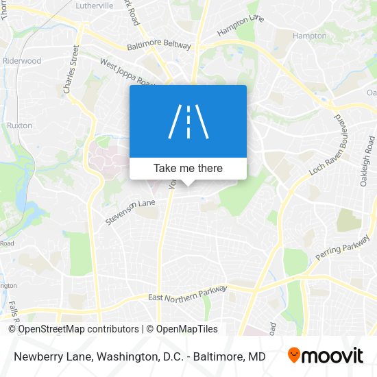 Mapa de Newberry Lane