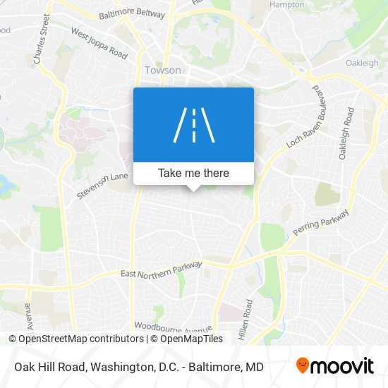 Oak Hill Road map
